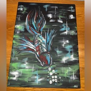 Colorful Fish Art Canvas